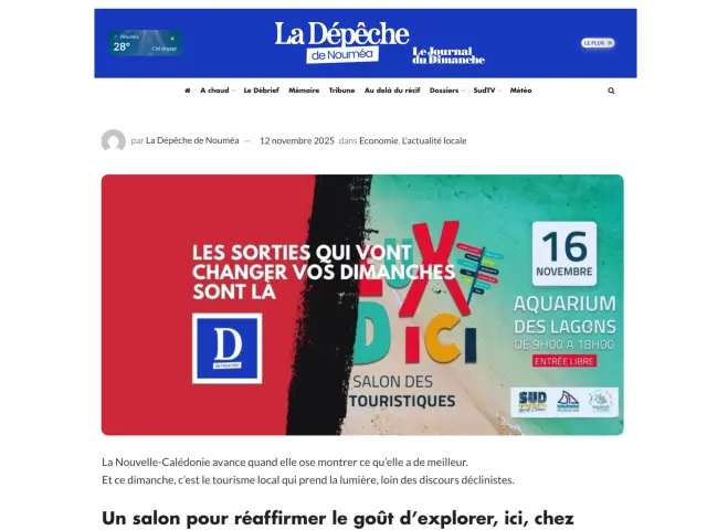 La Depeche 12 Novembre