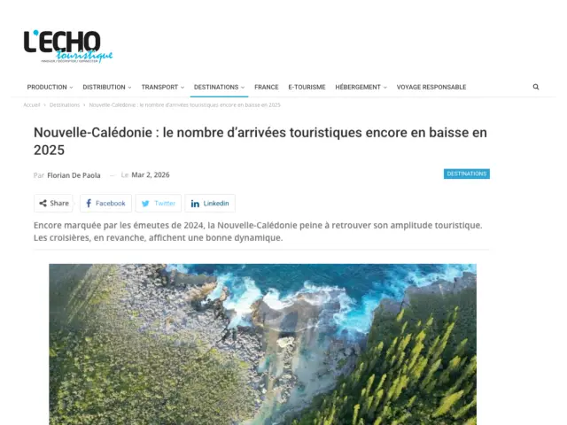 Echo Touristique 2 Mars 2026