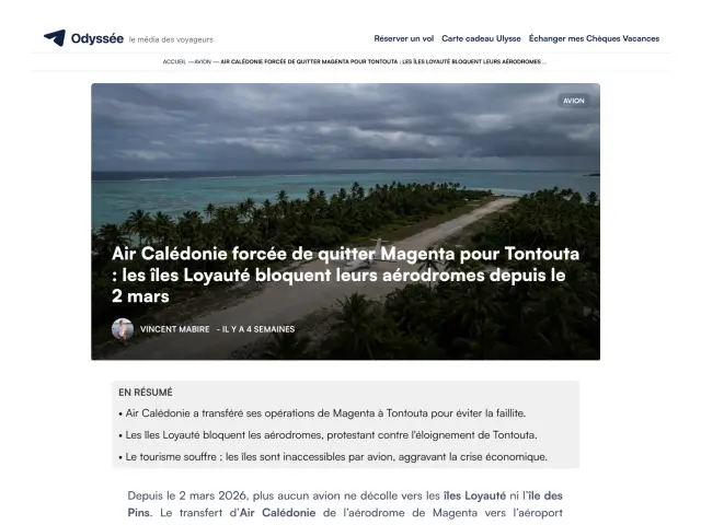 Odyssee Le Media Des Voyageurs 4 Mars 2026